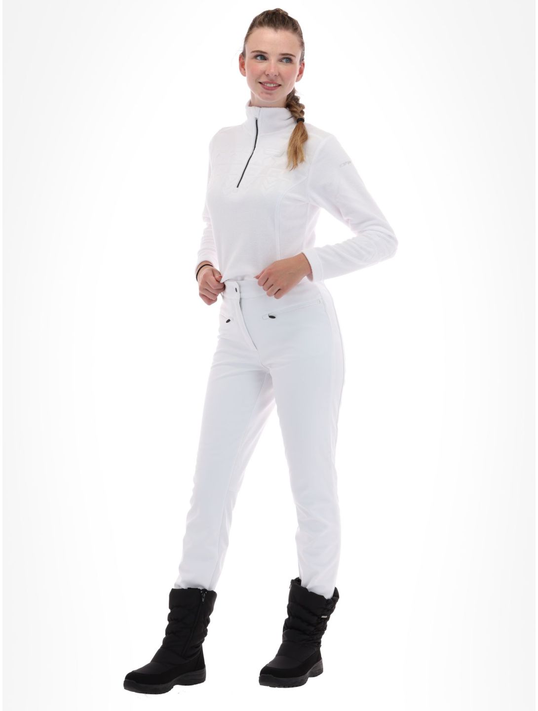 Icepeak, Enigma ski legging women Optic White white 