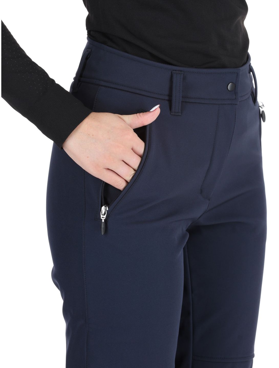 Icepeak, Entiat softshell ski pants women Dark Blue blue 