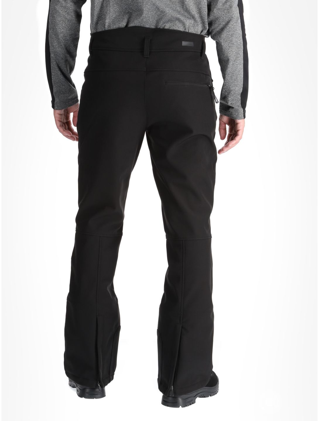 Icepeak, Erding softshell ski pants men Black black 