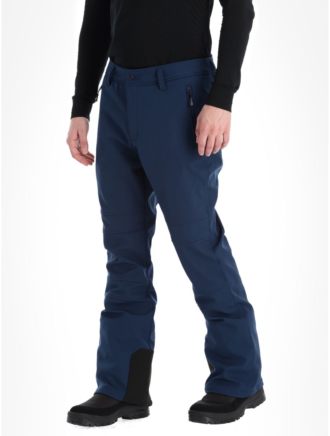 Icepeak, Erding softshell ski pants men Dark Blue blue 