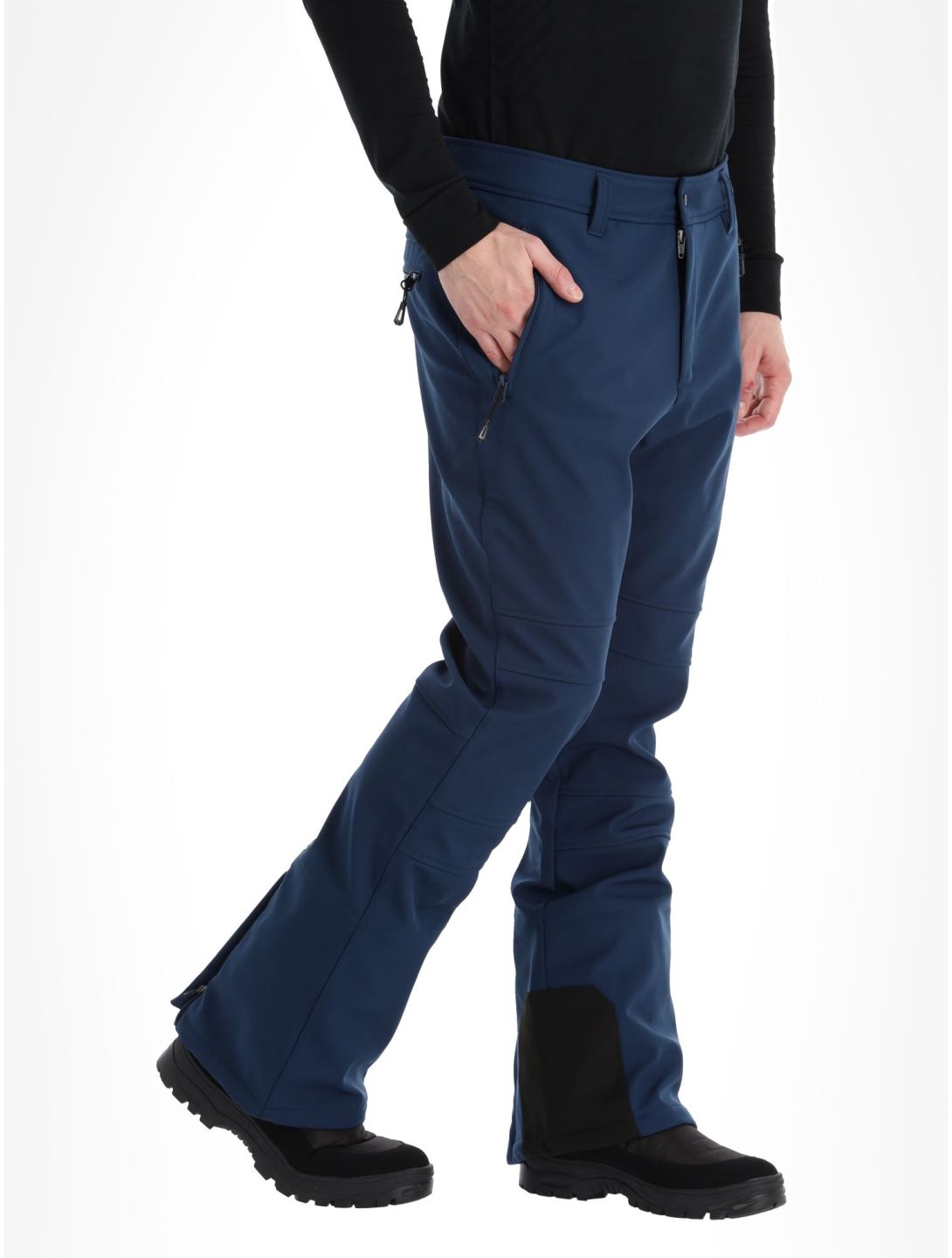 Icepeak, Erding softshell ski pants men Dark Blue blue 