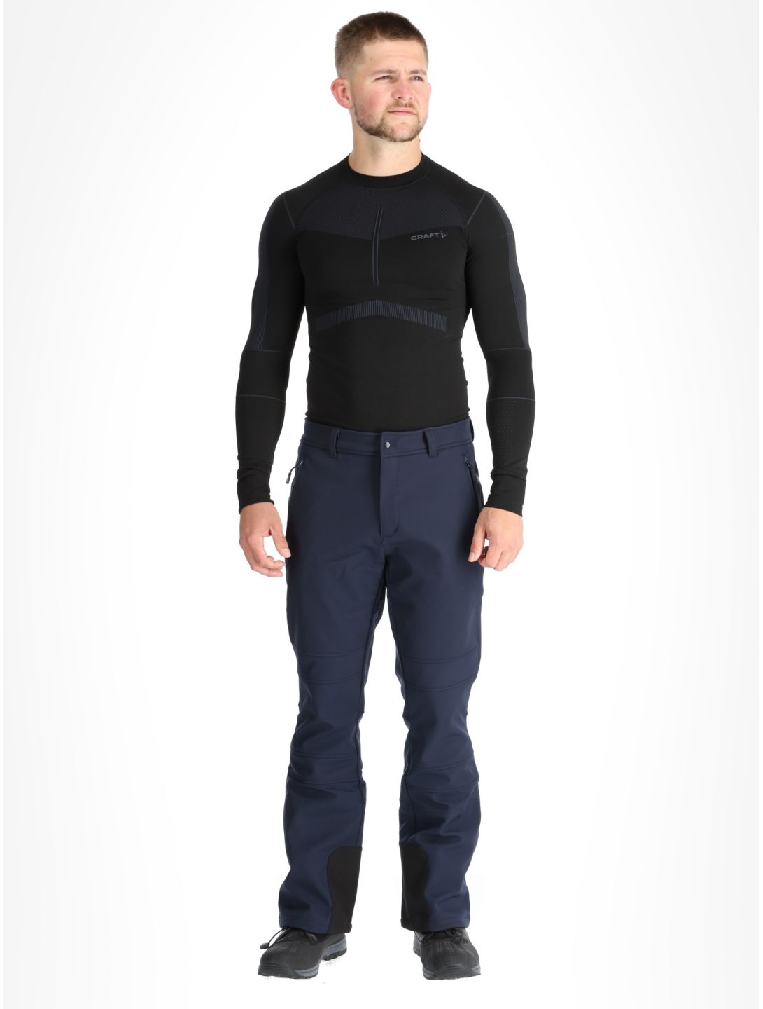 Icepeak, Erding softshell ski pants men Dark Blue blue 