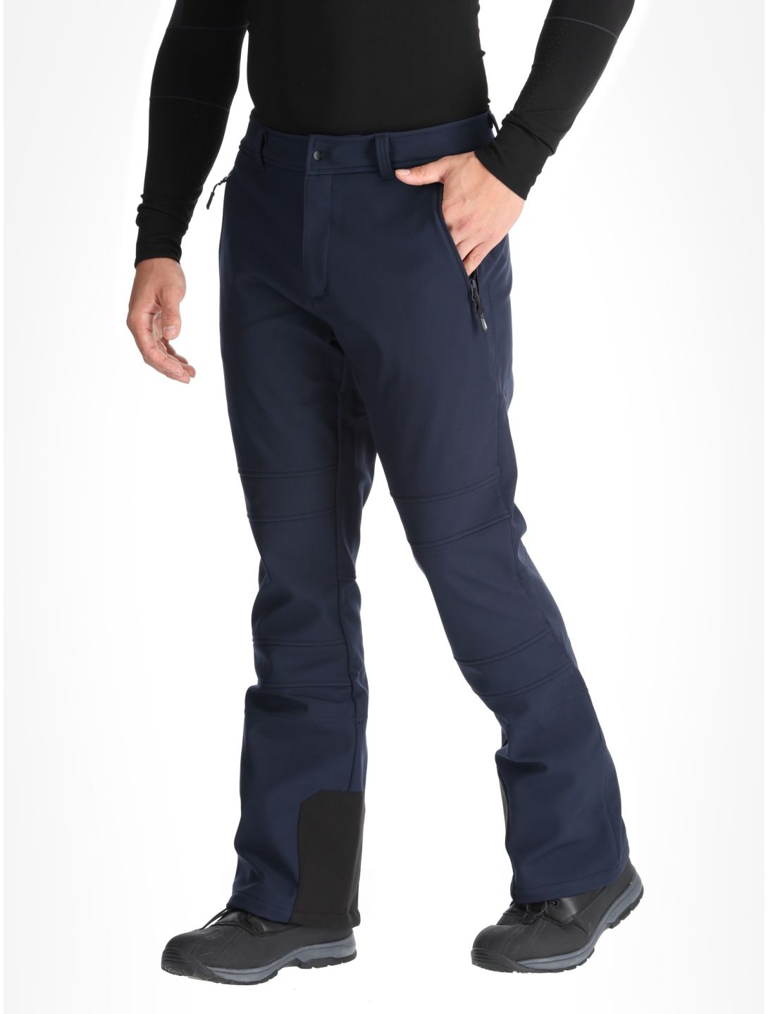 Icepeak, Erding softshell ski pants men Dark Blue blue 