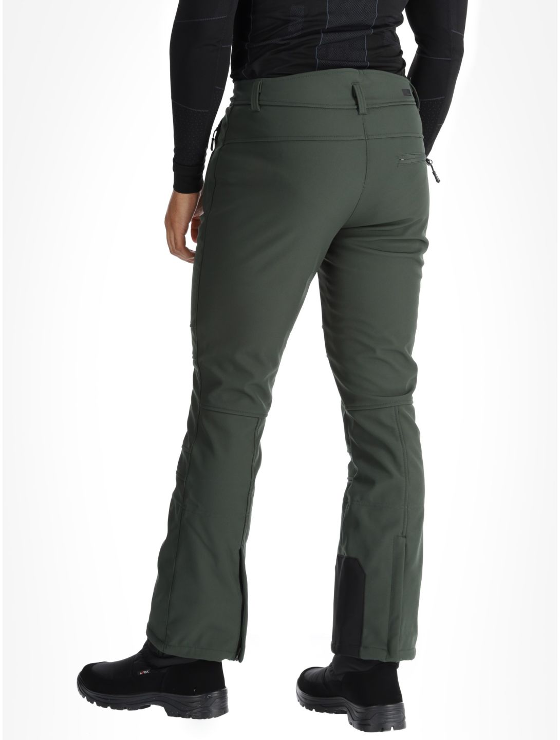 Icepeak, Erding softshell ski pants men Dark Olive green 