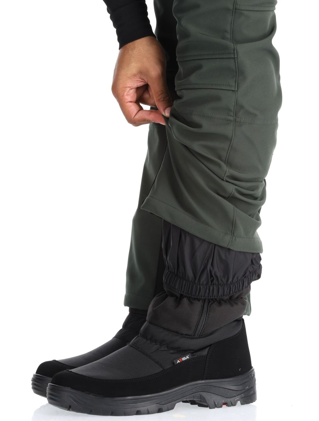 Icepeak, Erding softshell ski pants men Dark Olive green 