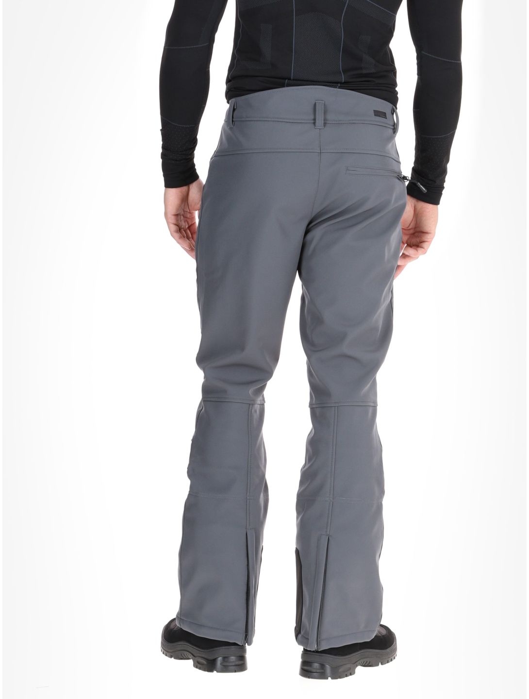 Icepeak, Erding softshell ski pants men Granite grey 