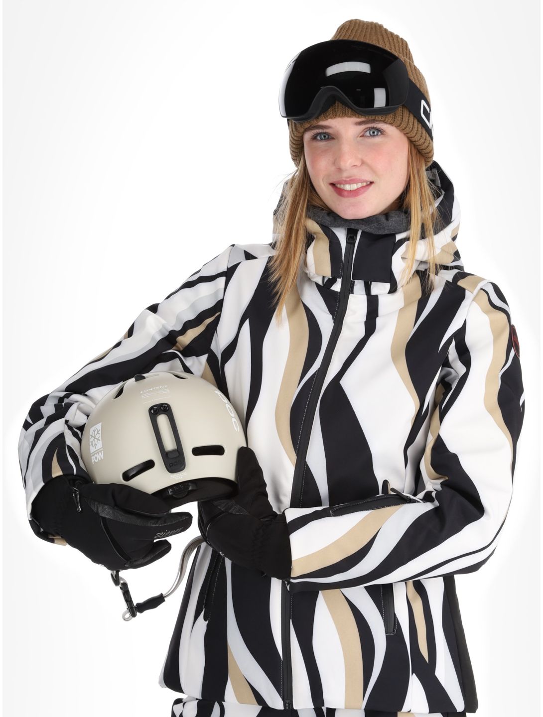 Icepeak, Estancia ski jacket women Black White black, white 