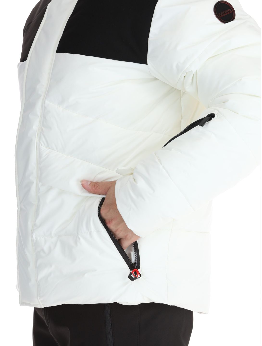 Icepeak, Evarts ski jacket men Natural White white 