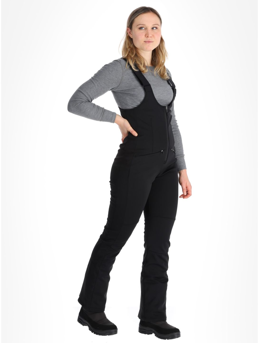 Icepeak, Exira softshell ski pants women Black black 