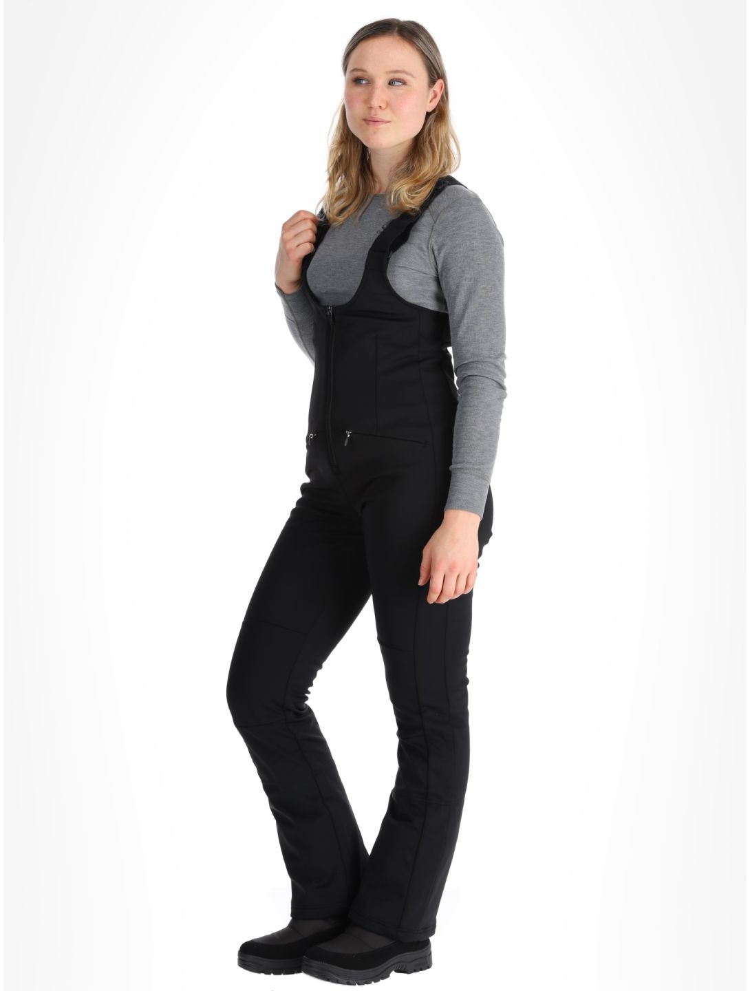 Icepeak, Exira softshell ski pants women Black black 