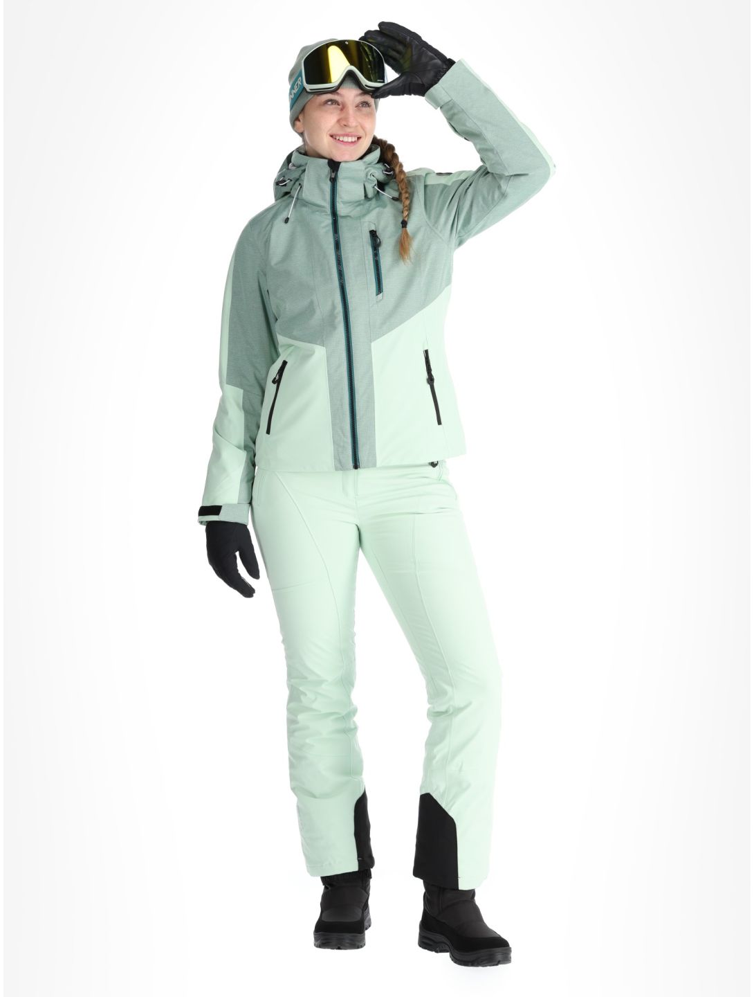 Icepeak, Faenza ski jacket women Aloe green 