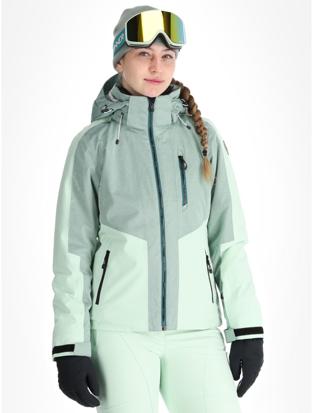 Icepeak, Faenza ski jacket women Aloe green 