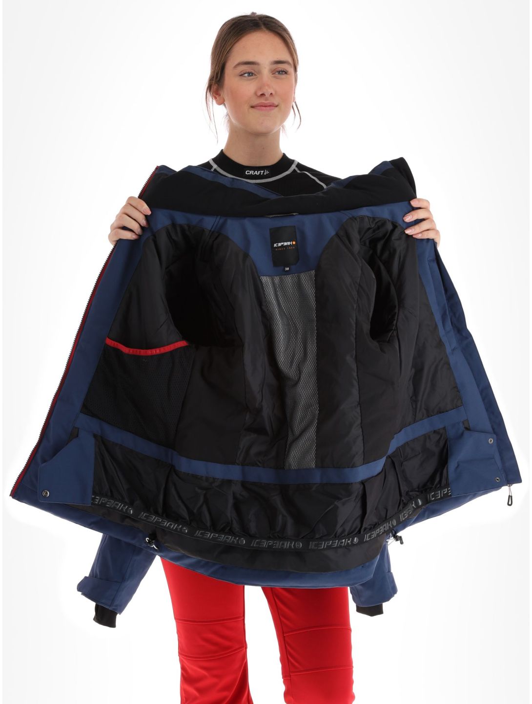 Icepeak, Faenza ski jacket women Dark Blue blue 