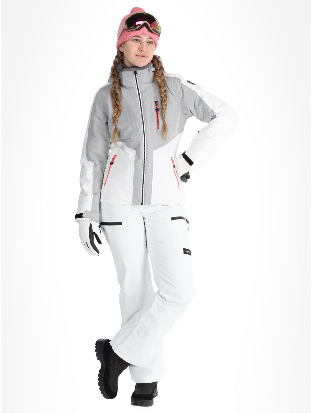 Icepeak, Faenza ski jacket women Optic White white 