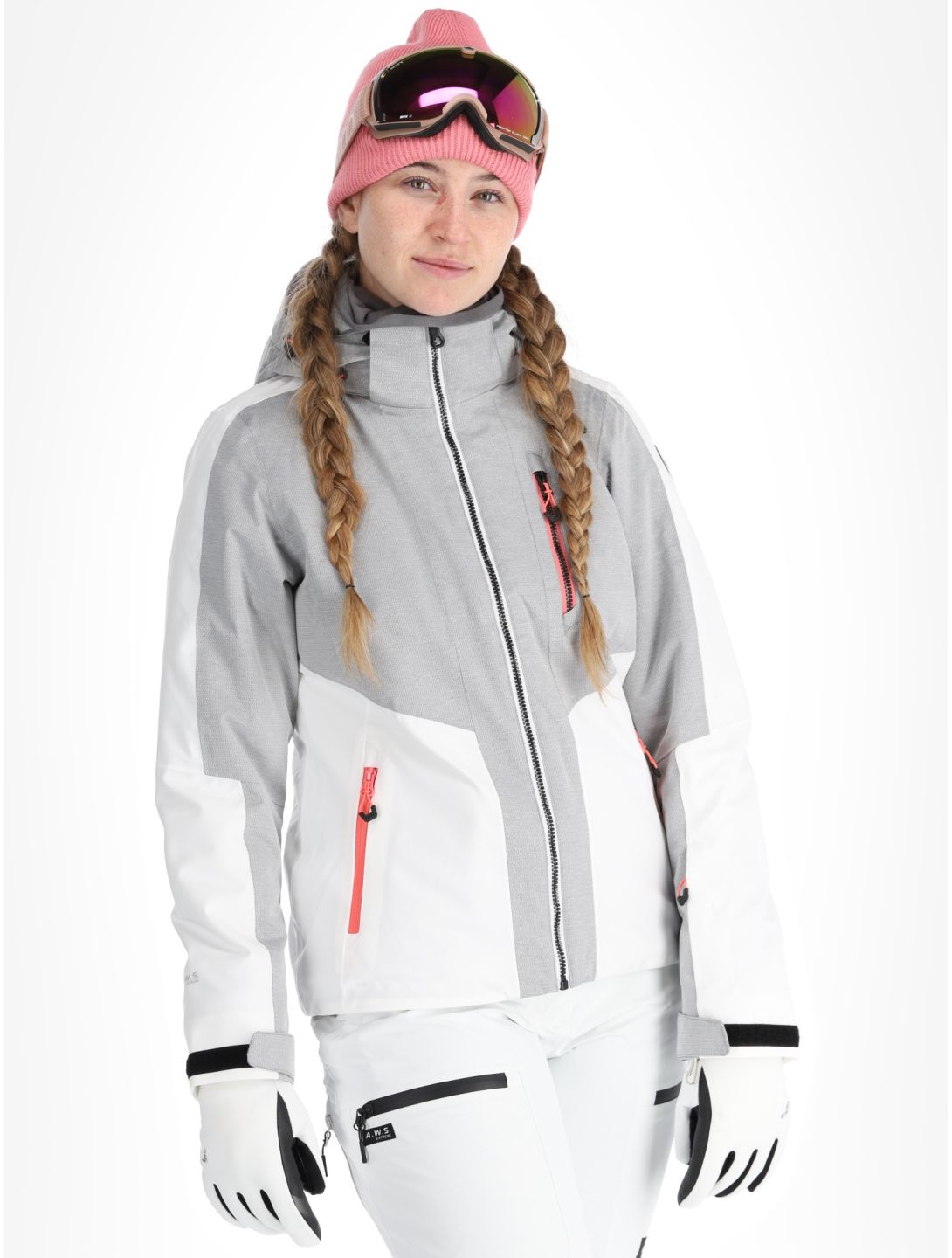 Icepeak, Faenza ski jacket women Optic White white 