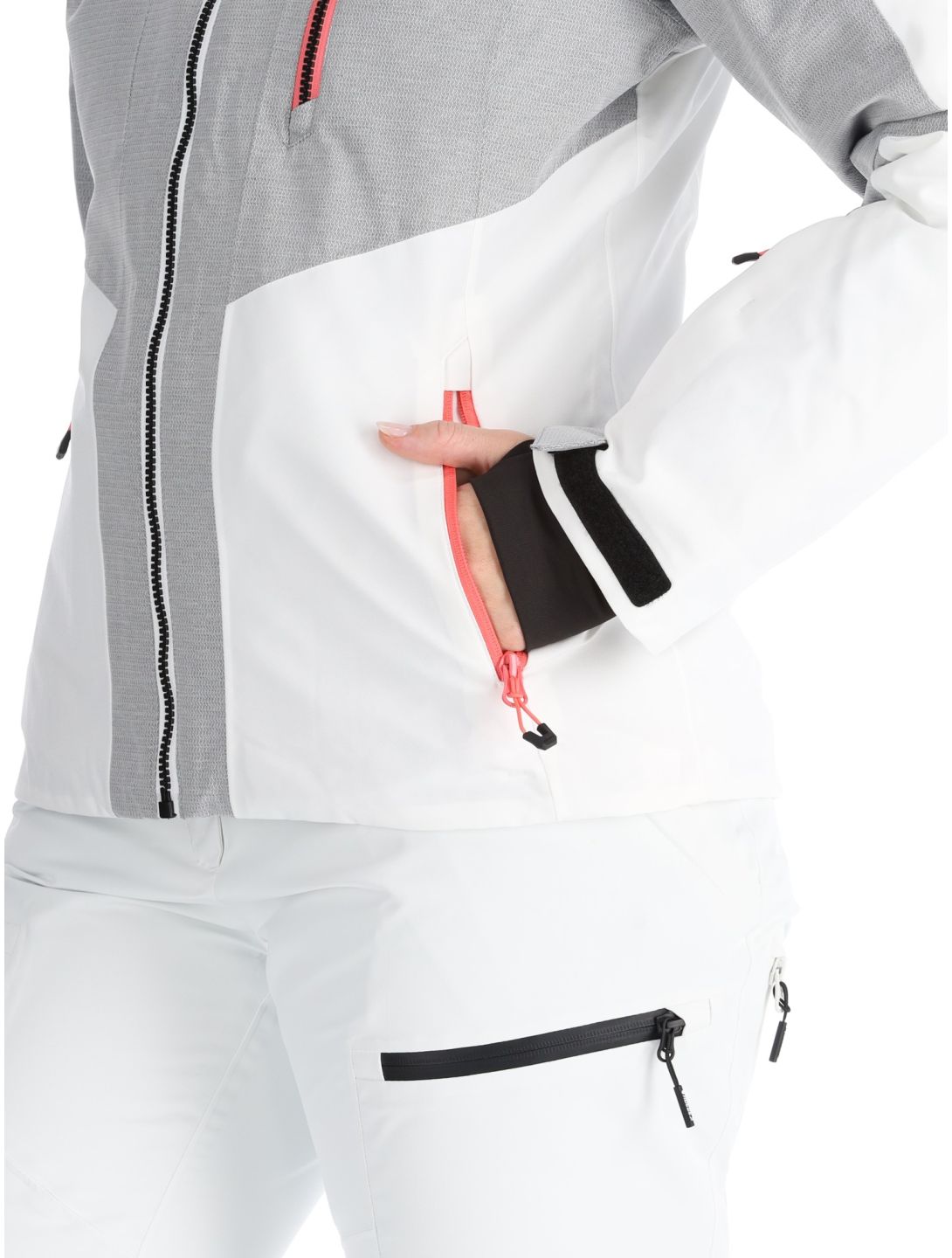 Icepeak, Faenza ski jacket women Optic White white 