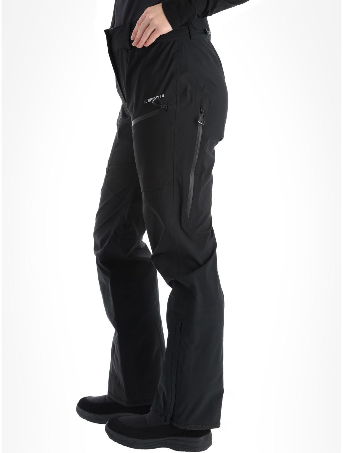 Icepeak, Fairborn hardshell ski pants women Black black 