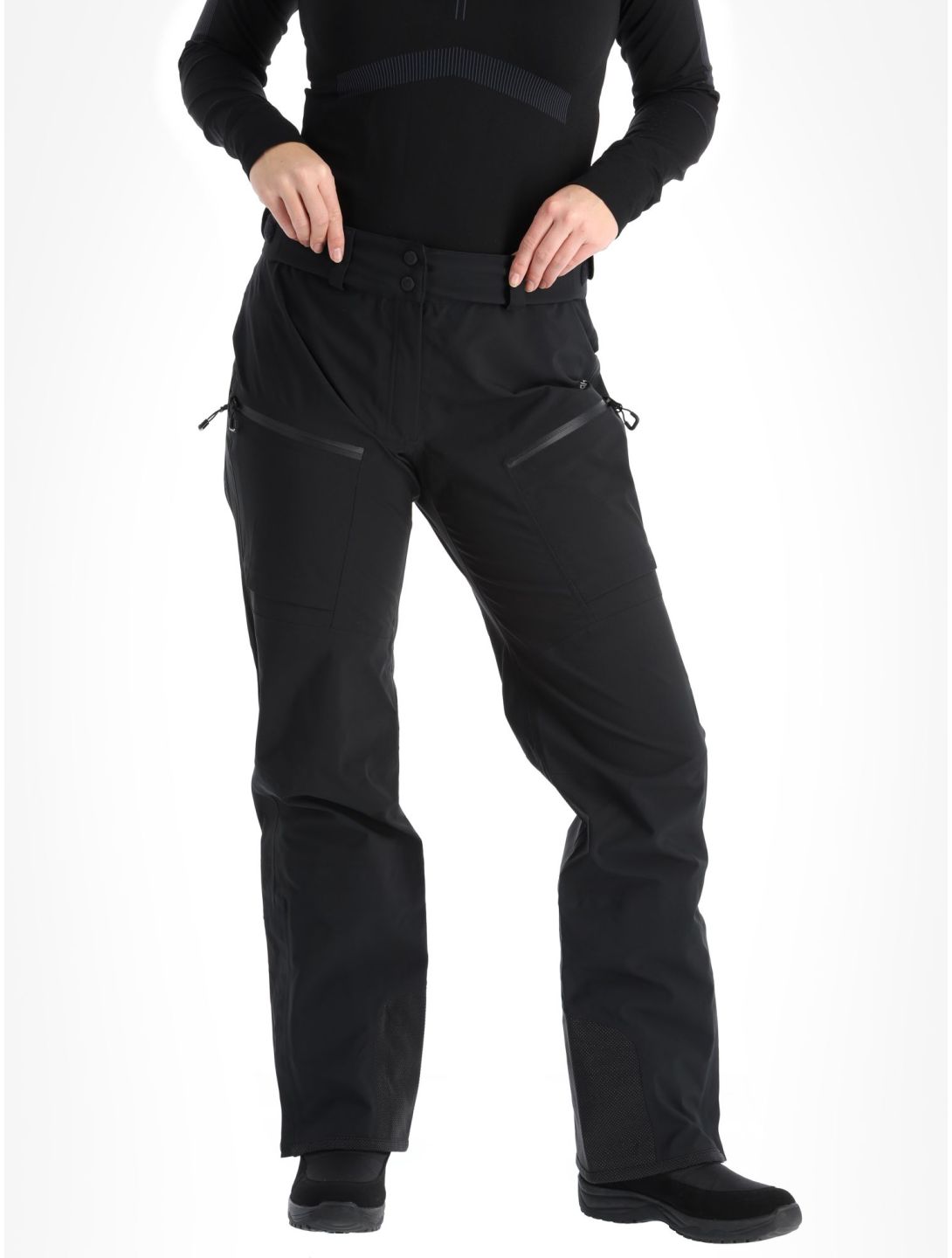 Icepeak, Fairborn hardshell ski pants women Black black 