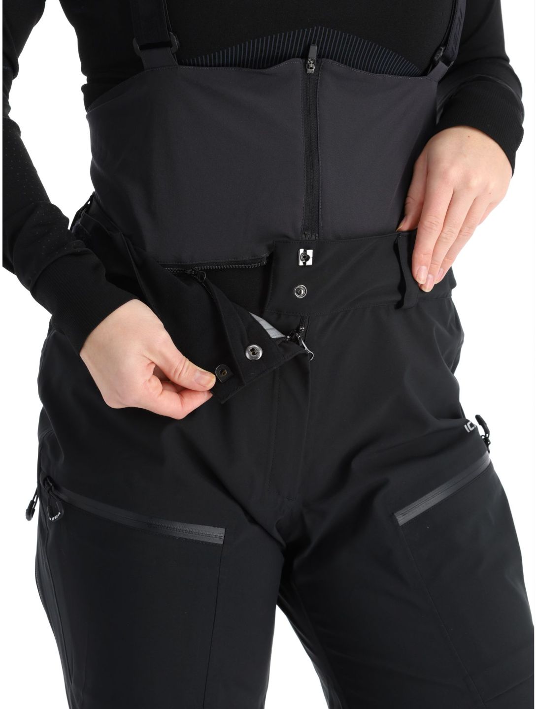 Icepeak, Fairborn hardshell ski pants women Black black 