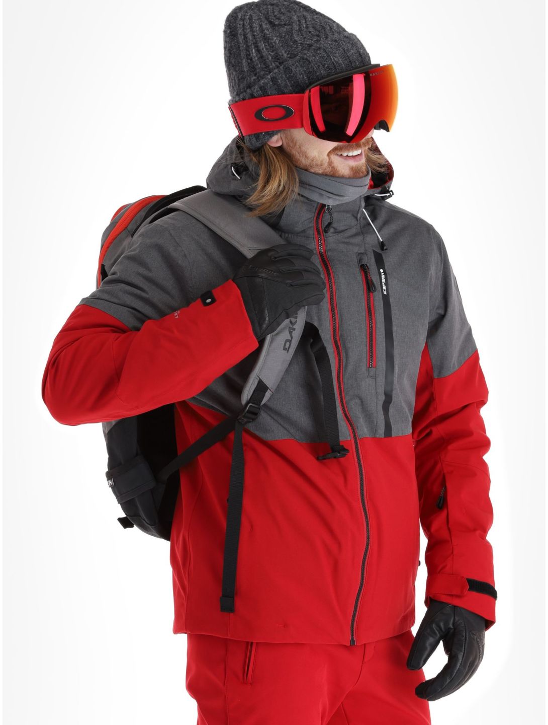 Icepeak, Falaise ski jacket men Burgundy burgundy 