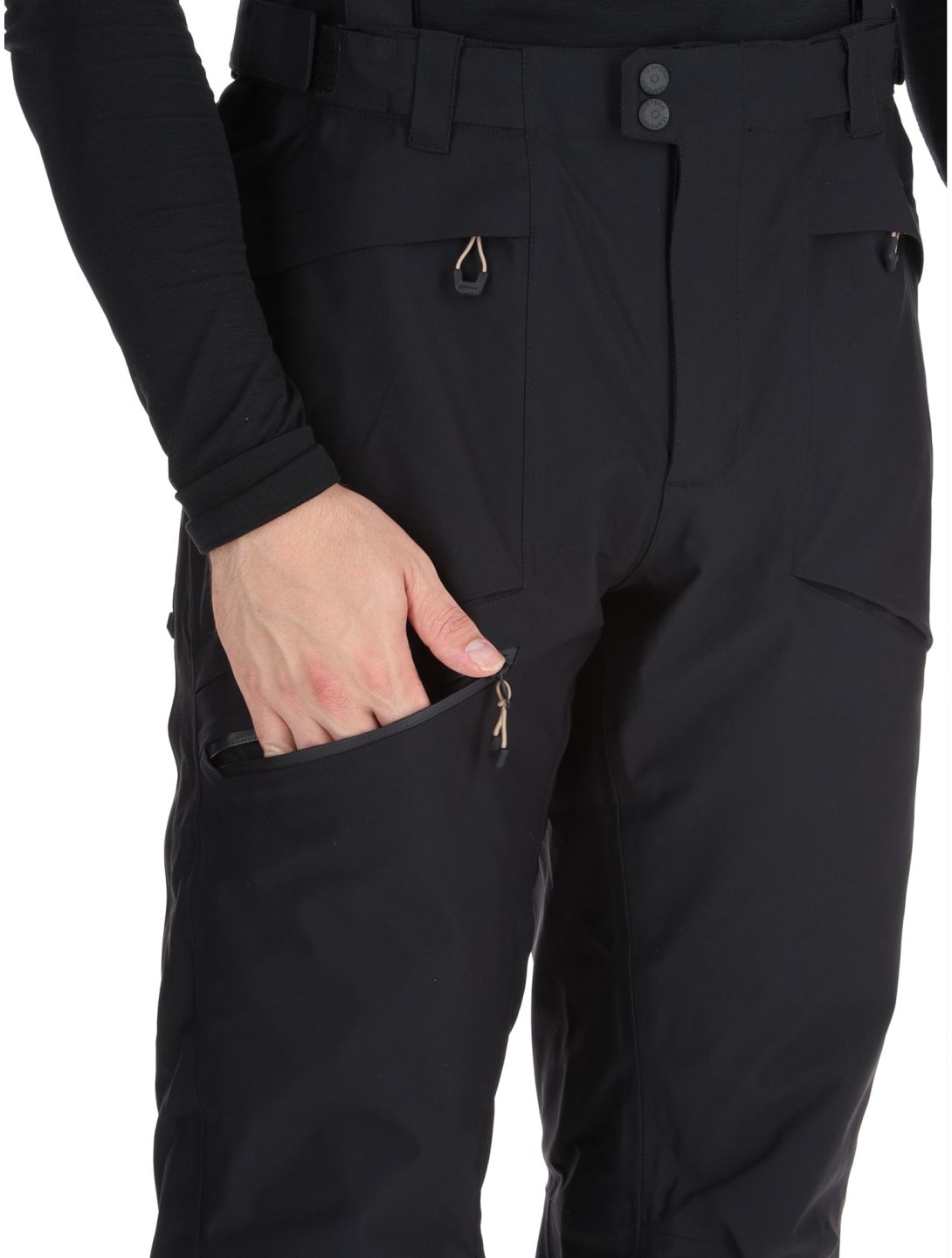 Icepeak, Farley hardshell ski pants men Black black 