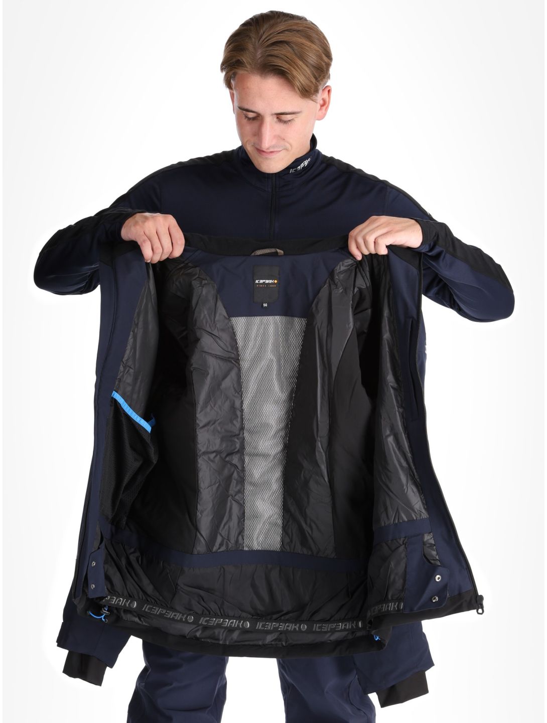 Icepeak, Farwell ski jacket men Dark Blue blue 