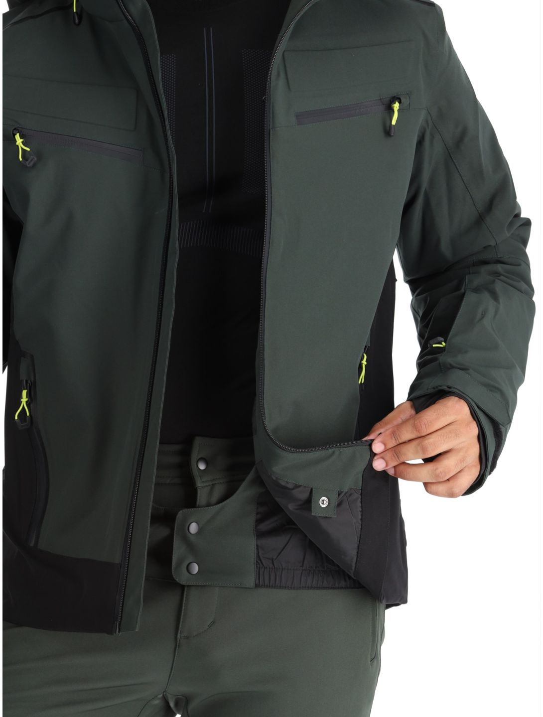 Icepeak, Farwell ski jacket men Dark Olive green 