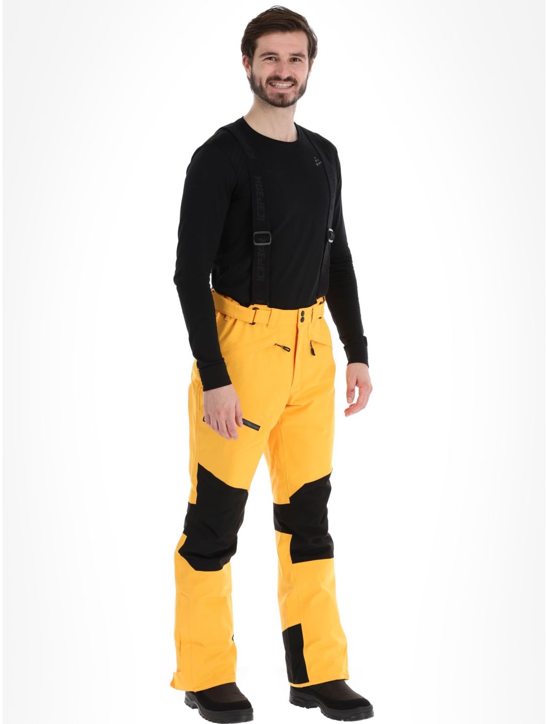 Icepeak, Ferrara ski pants men Yellow yellow 