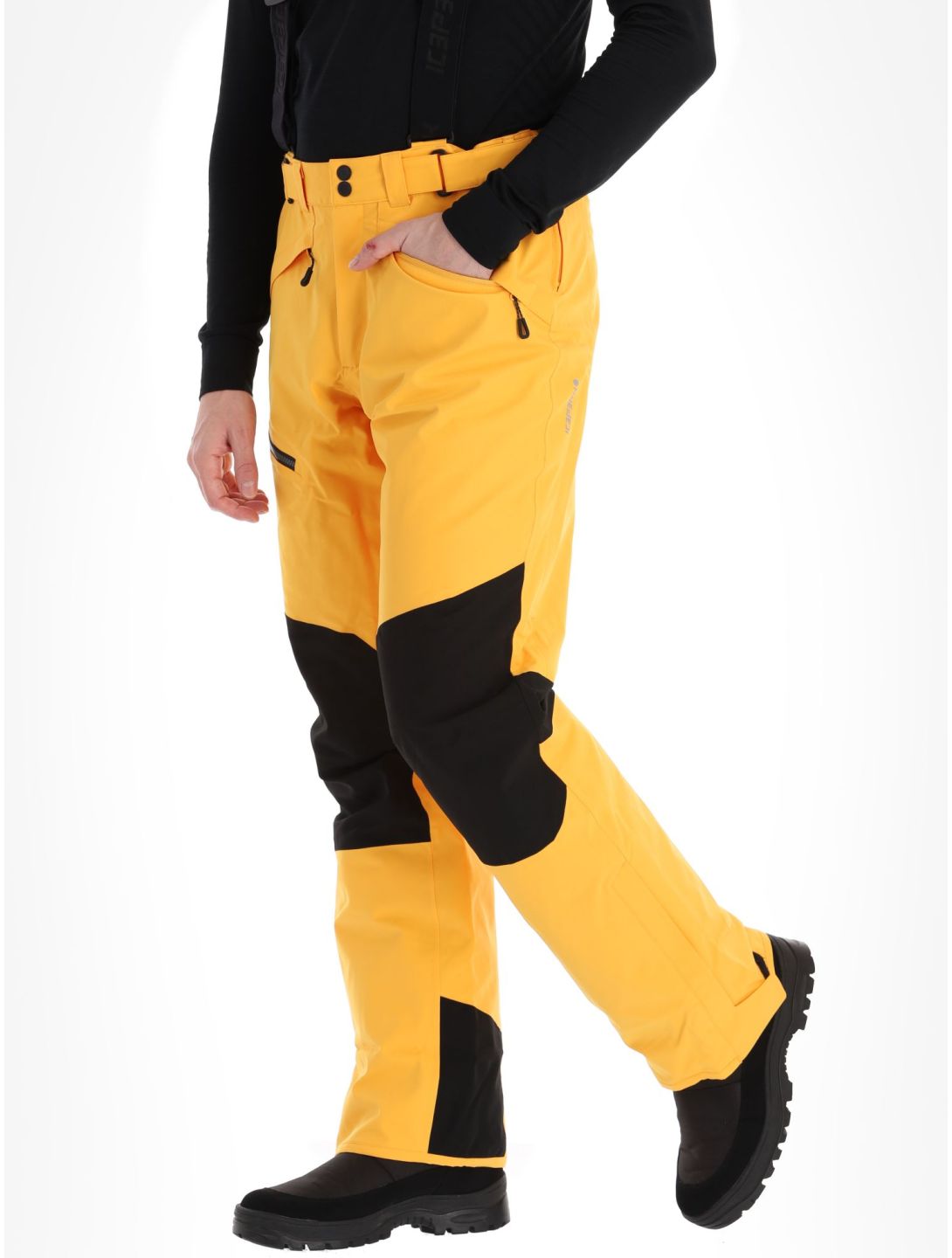 Icepeak, Ferrara ski pants men Yellow yellow 