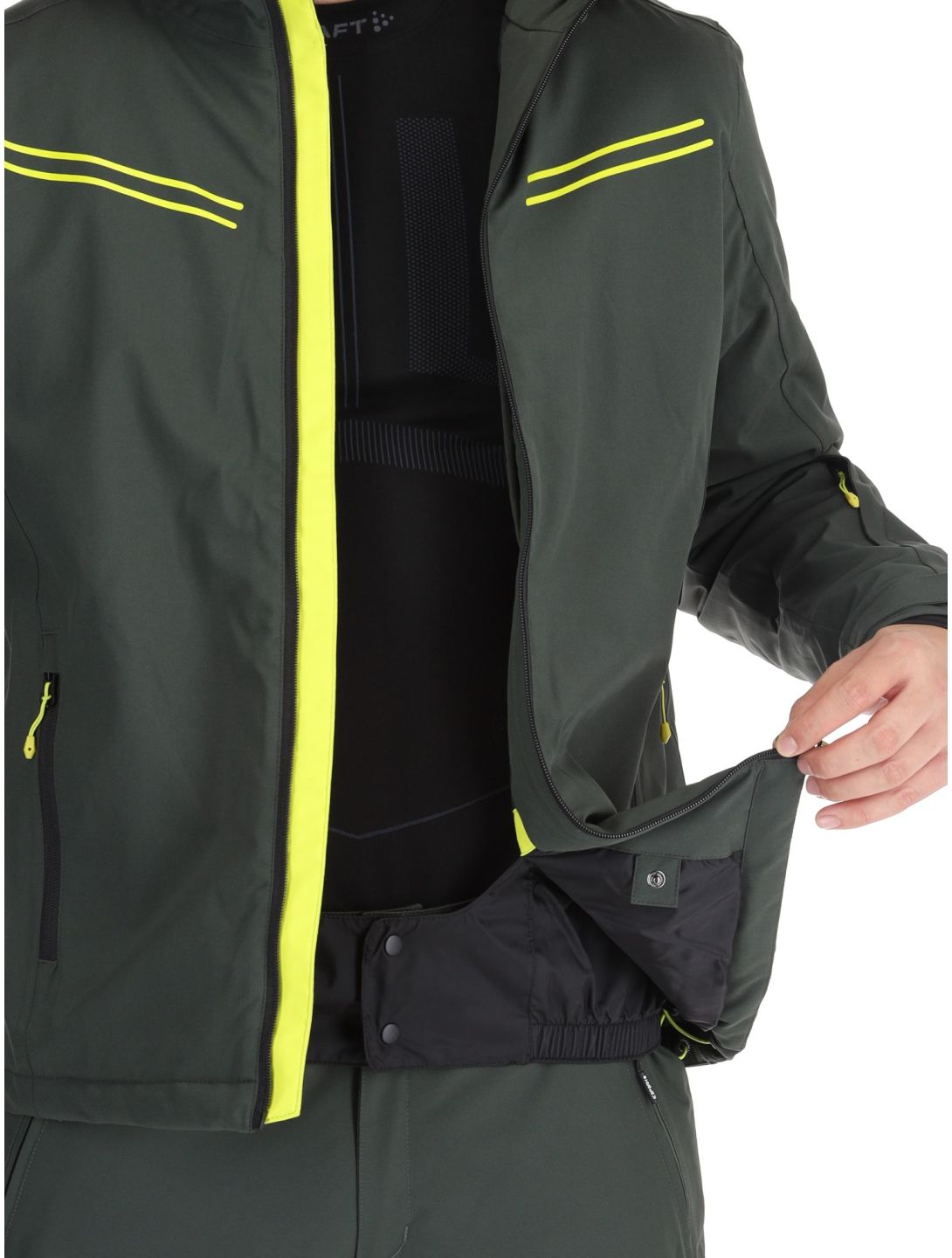 Icepeak, Festus ski jacket men Dark Olive green 