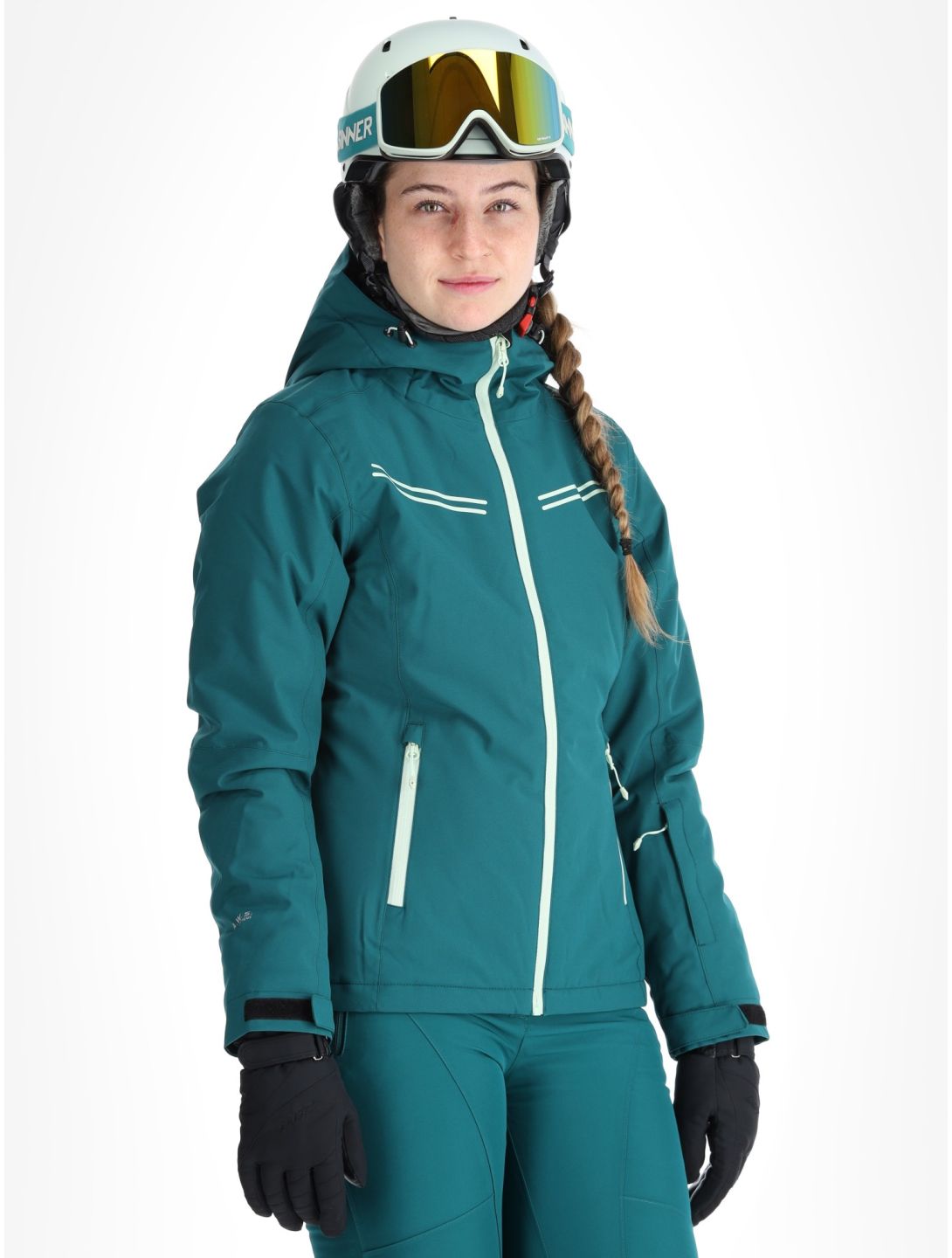 Icepeak, Fife ski jacket women Antique Green green 