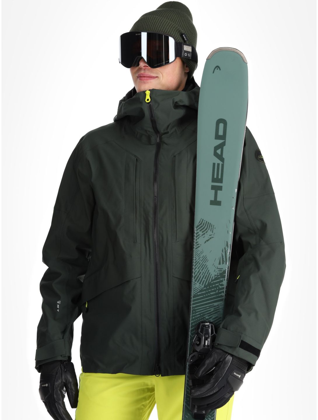 Icepeak, Fillmore hardshell ski jacket men Dark Olive green 