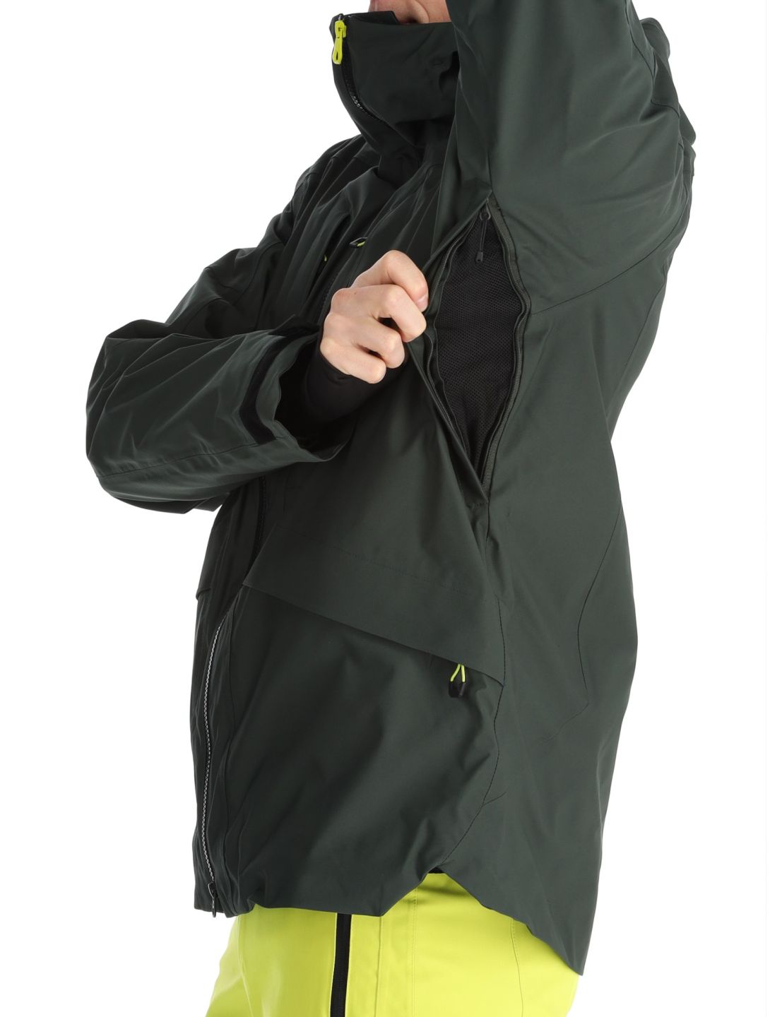 Icepeak, Fillmore hardshell ski jacket men Dark Olive green 