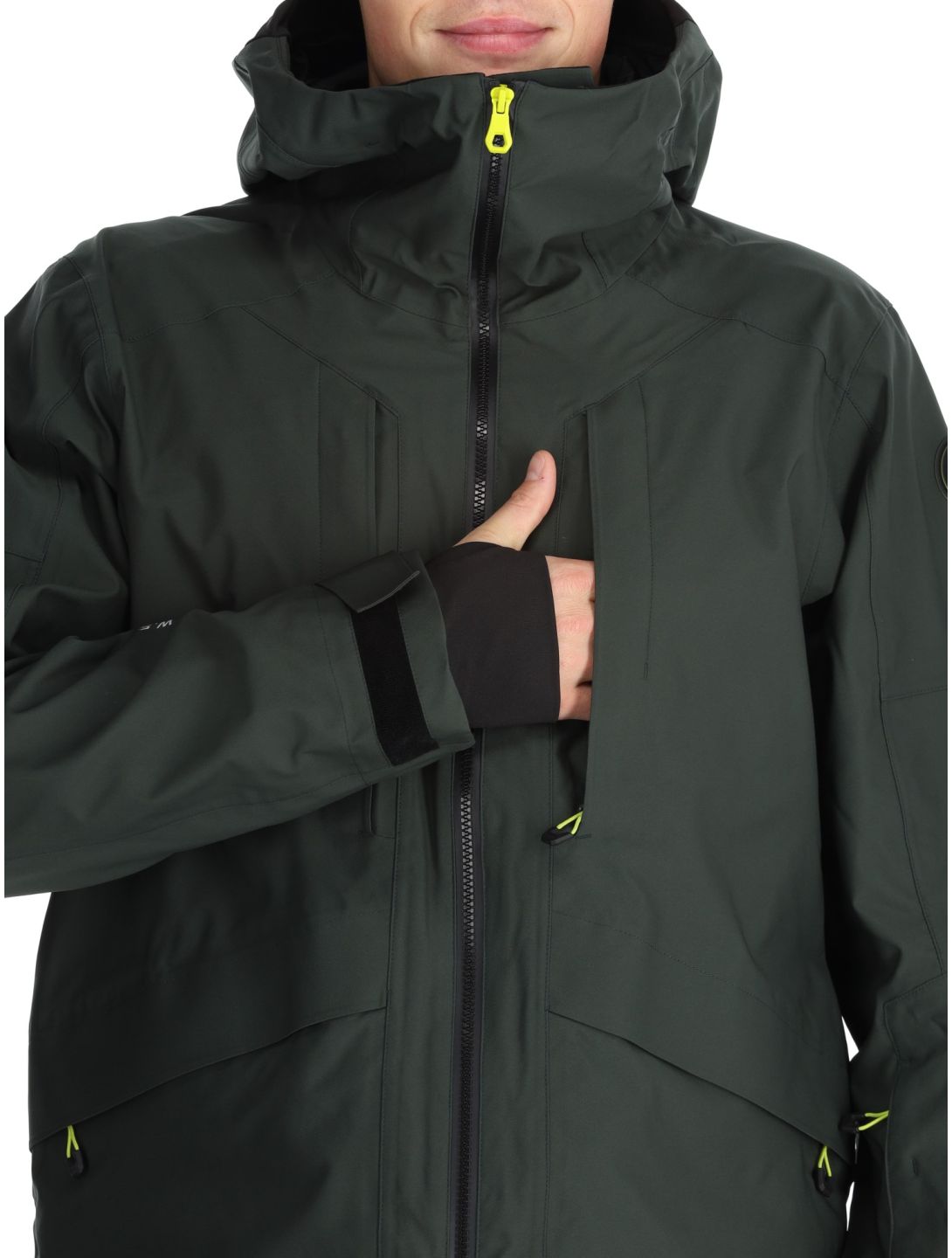 Icepeak, Fillmore hardshell ski jacket men Dark Olive green 