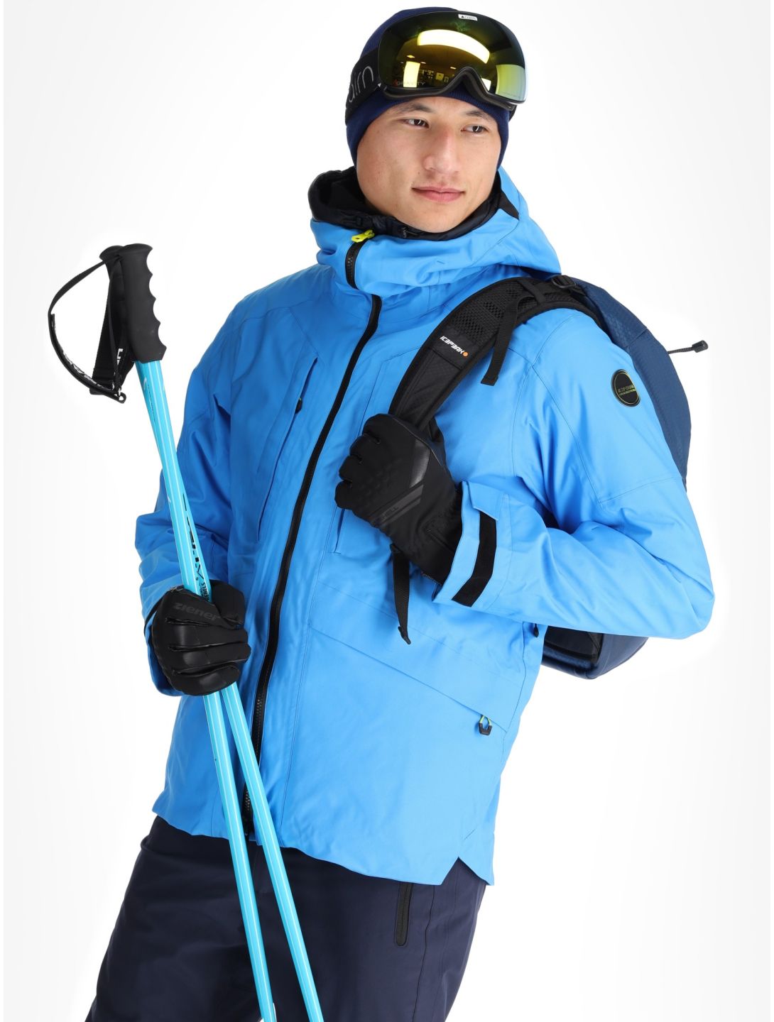 Icepeak, Fillmore hardshell ski jacket men Sky Blue blue 