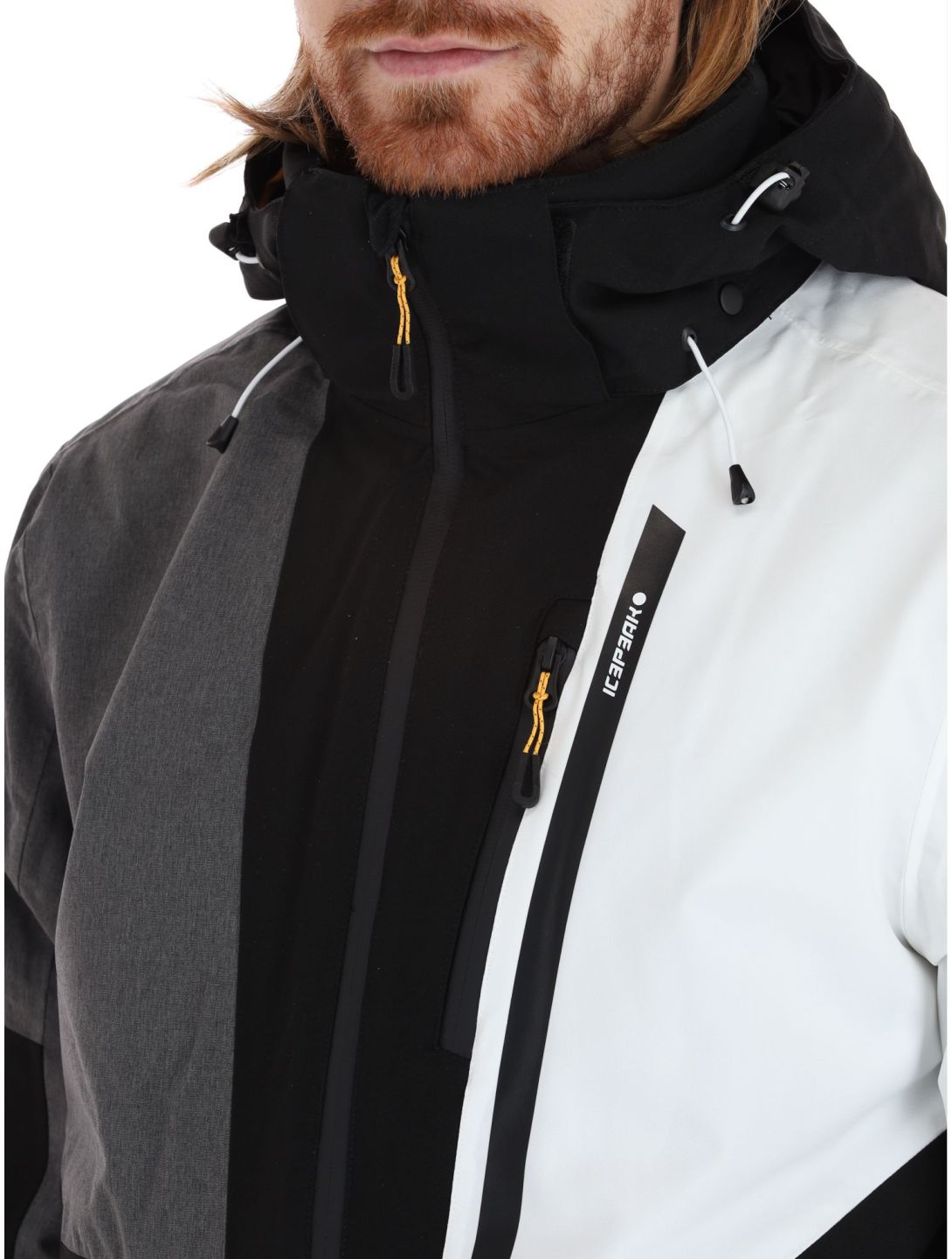 Icepeak, Fircrest ski jacket men Black black, grey, white 