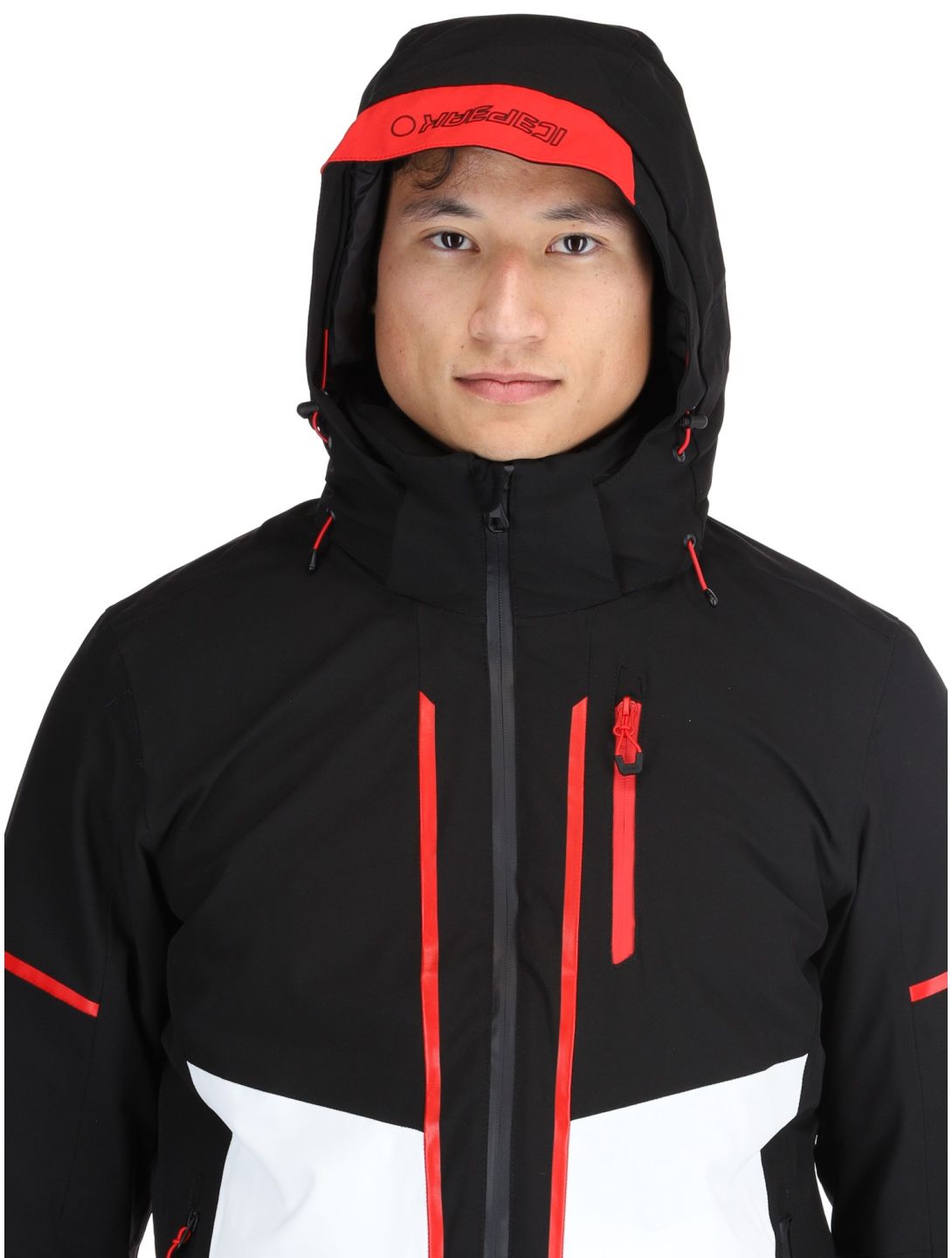 Icepeak, Fircrest ski jacket men Black White black, white 