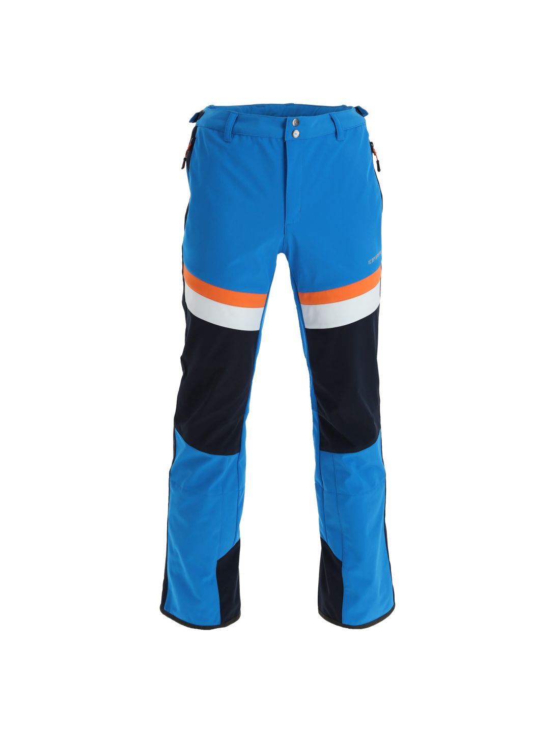 Icepeak, Fleming softshell ski pants men aqua blue