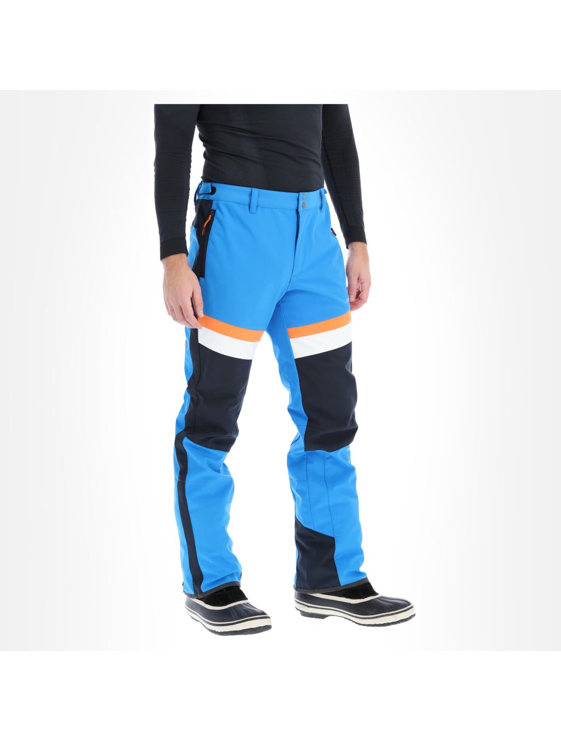 Icepeak, Fleming softshell ski pants men aqua blue