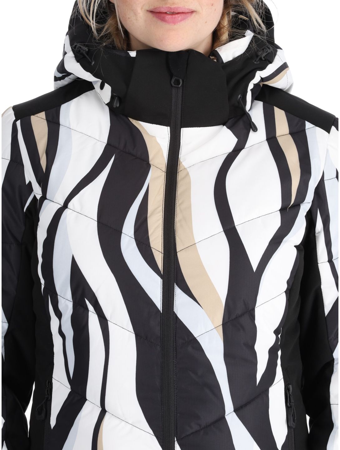 Icepeak, Flippin ski jacket women Black White black, white 