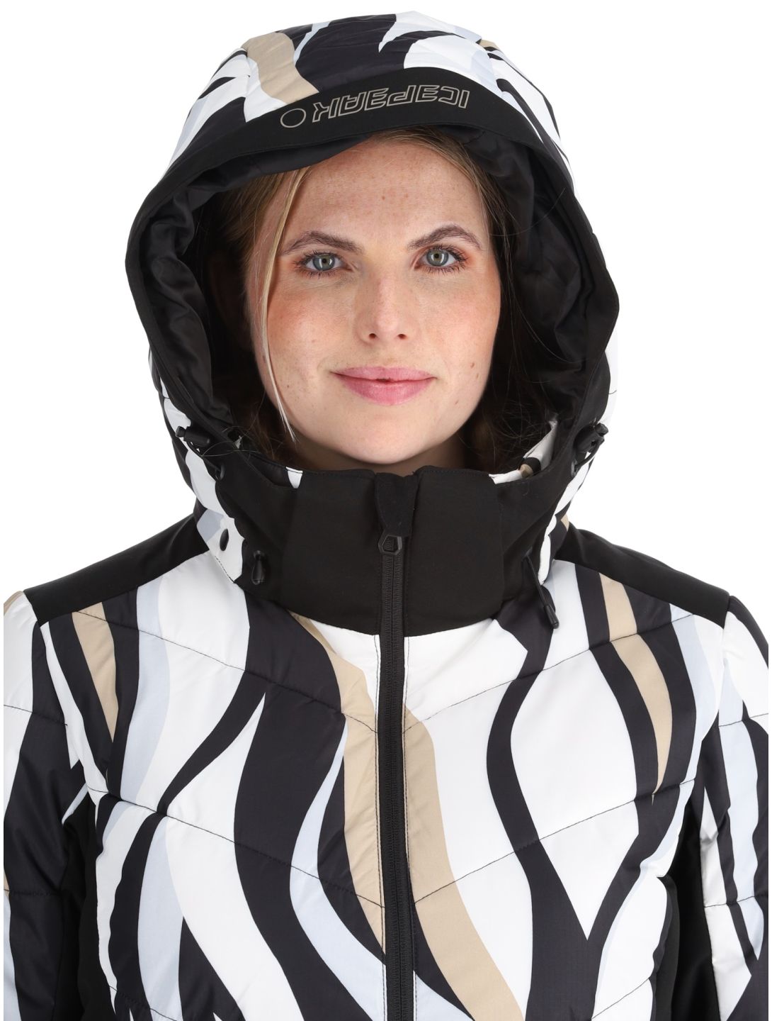 Icepeak, Flippin ski jacket women Black White black, white 