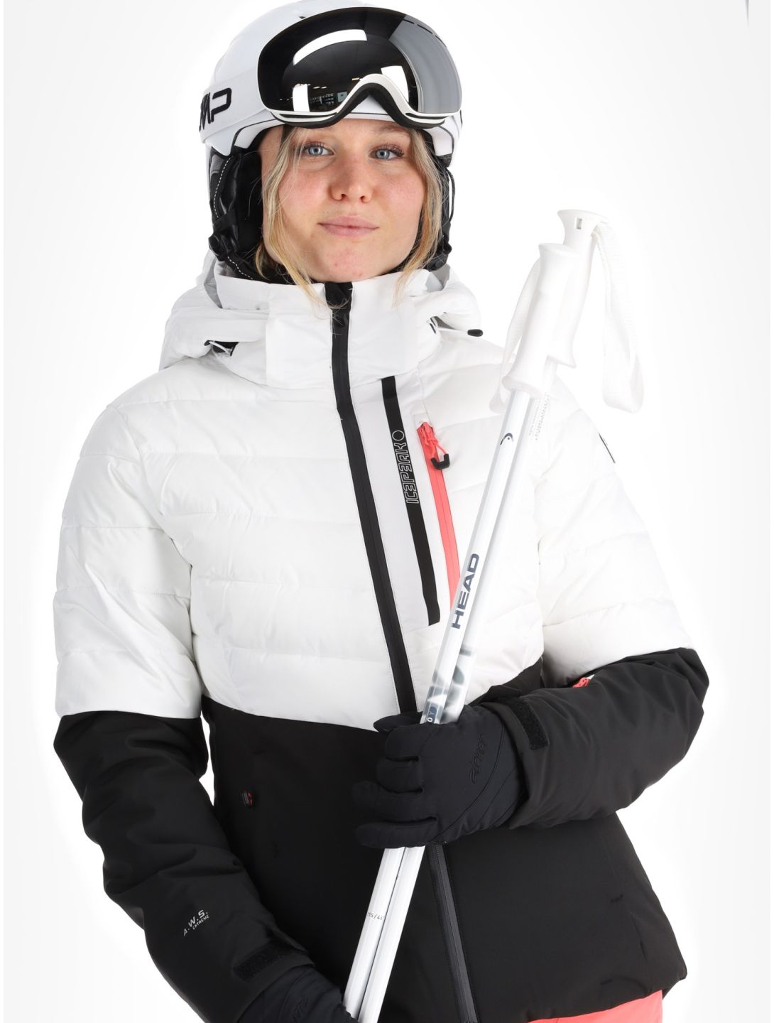 Icepeak, Florala ski jacket women Optic White white 