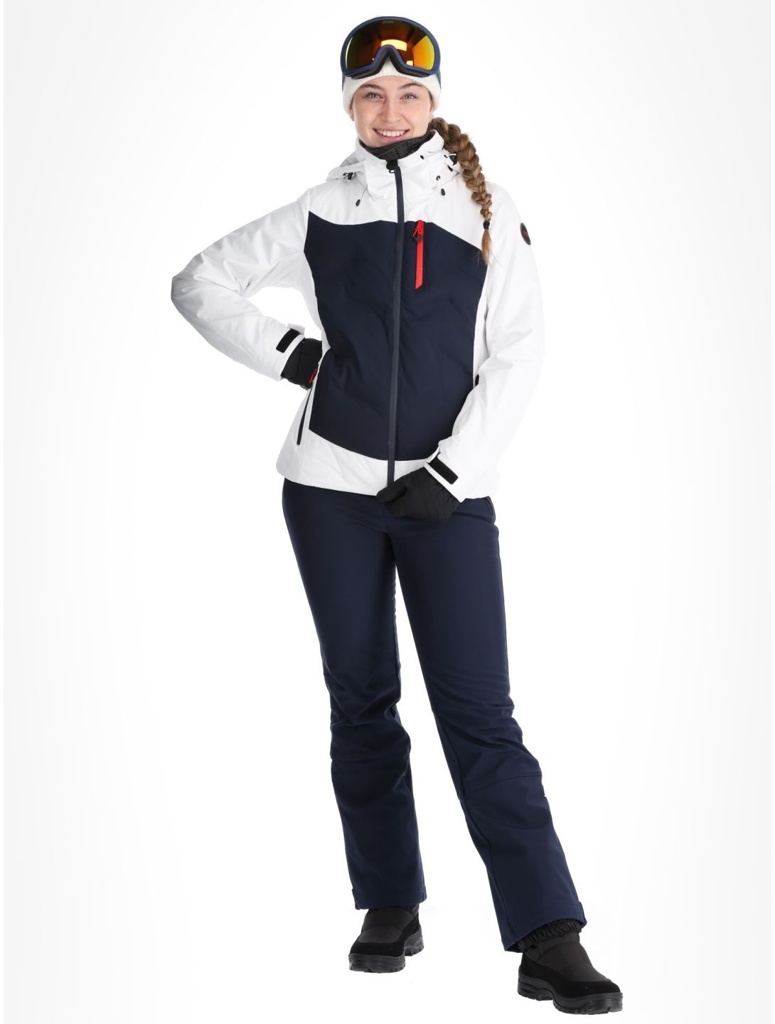 Icepeak, Flovilla ski jacket women Optic White white 