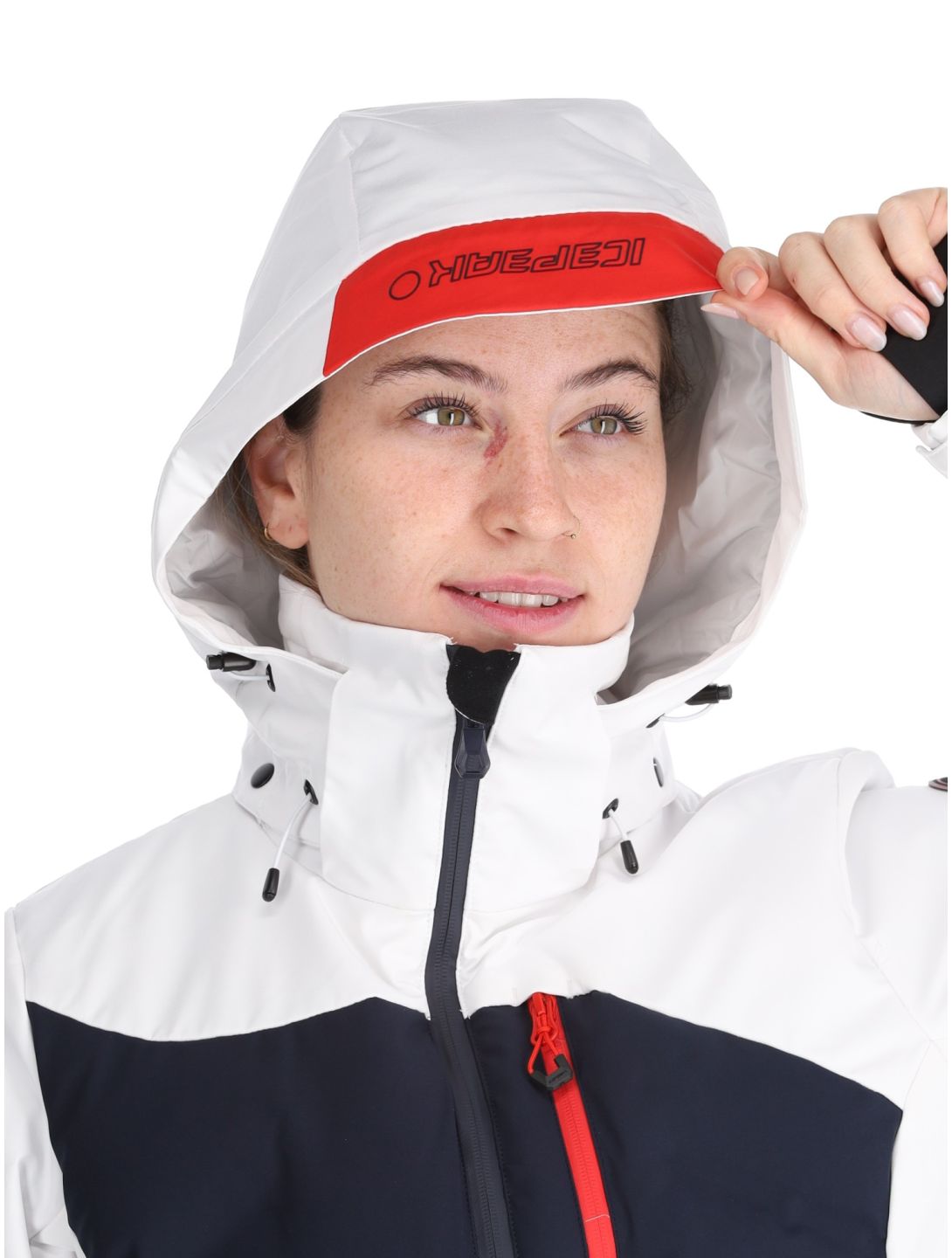 Icepeak, Flovilla ski jacket women Optic White white 