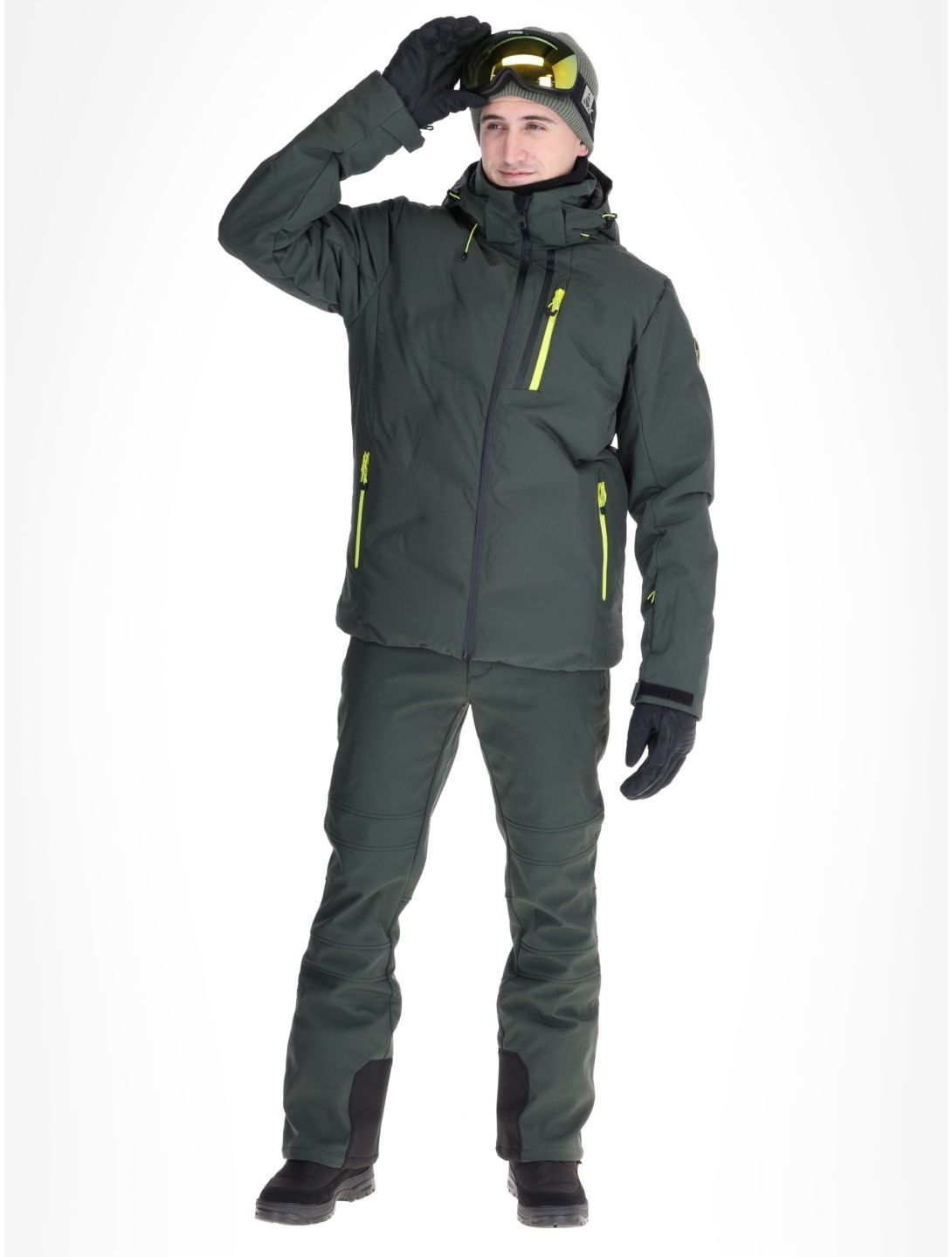 Icepeak, Foley ski jacket men Dark Olive green 