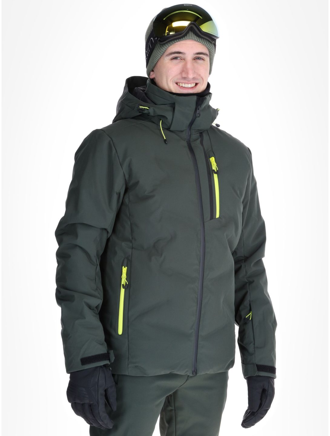 Icepeak, Foley ski jacket men Dark Olive green 