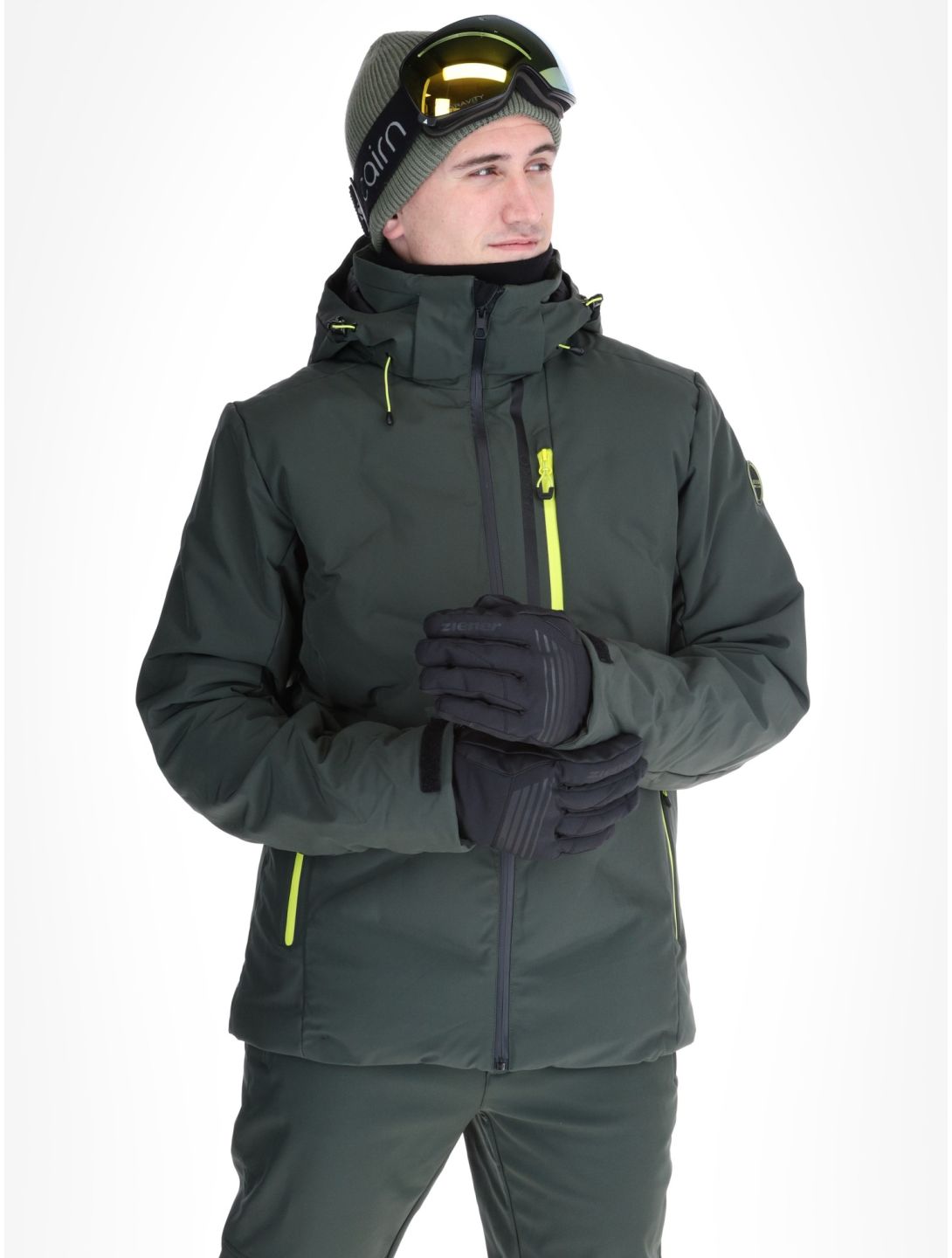 Icepeak, Foley ski jacket men Dark Olive green 