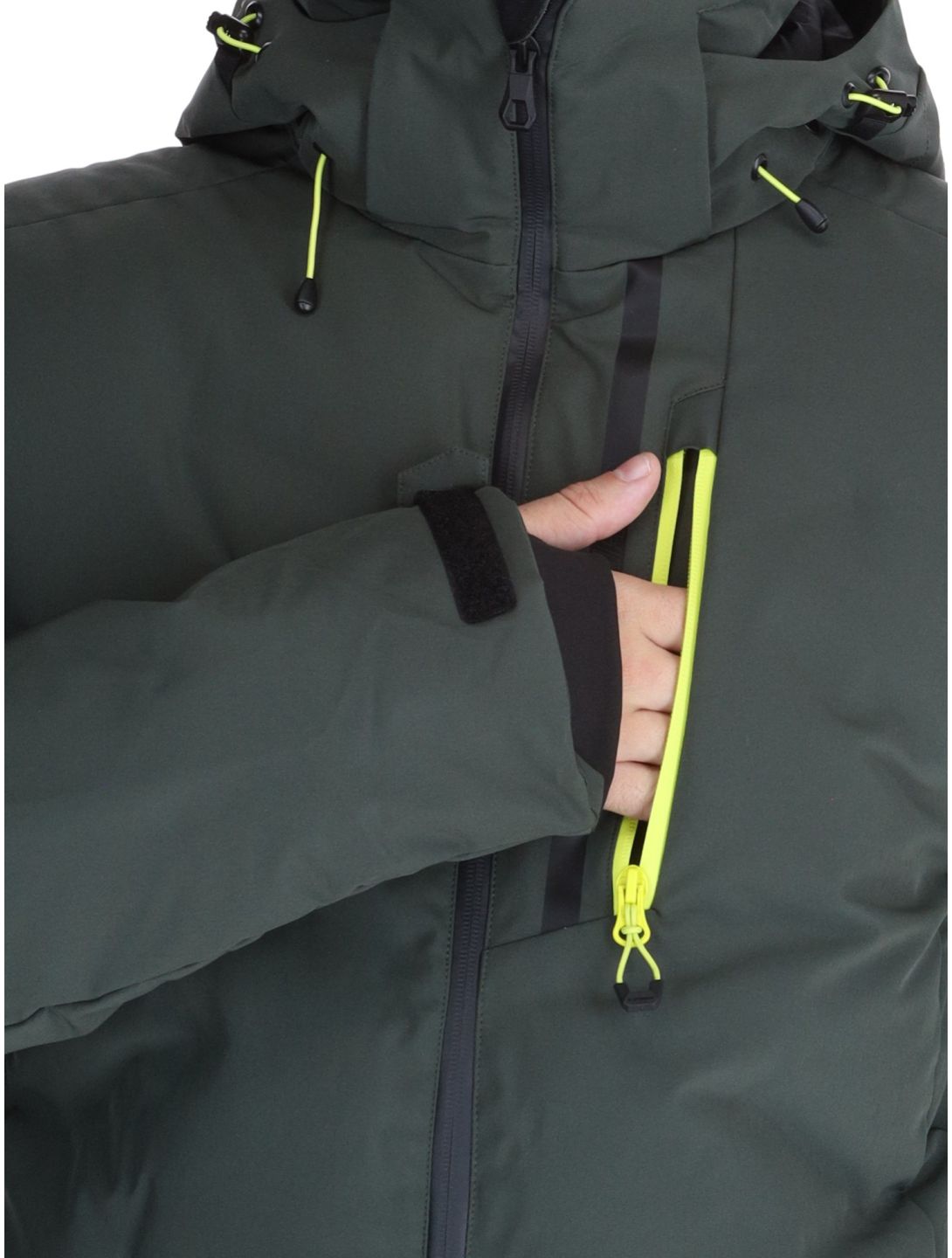 Icepeak, Foley ski jacket men Dark Olive green 