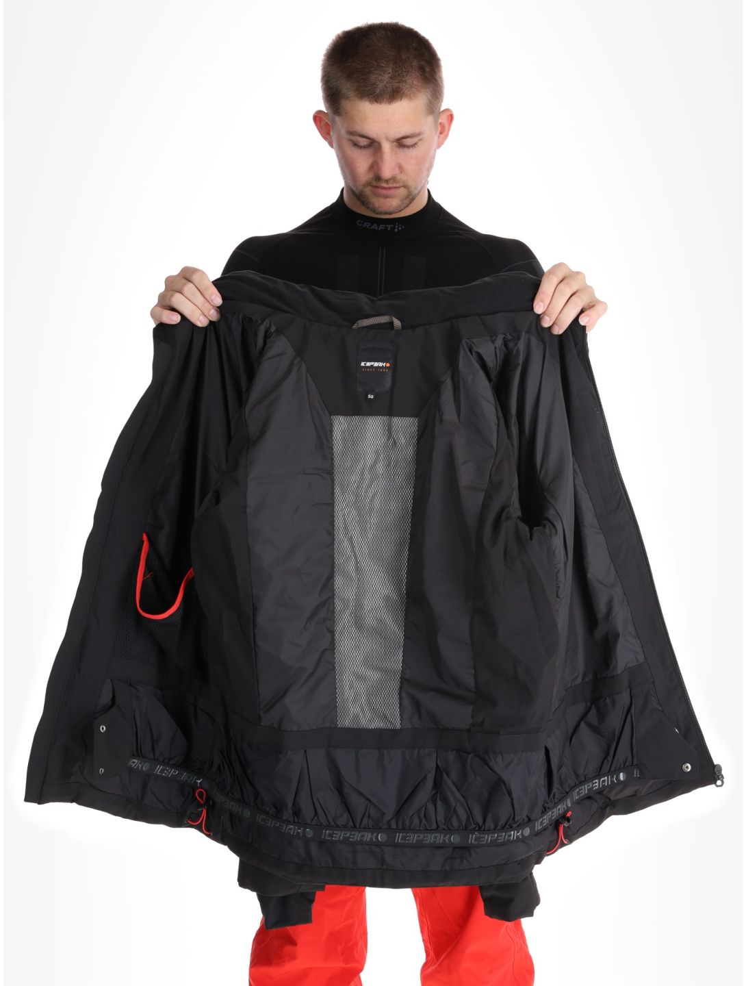 Icepeak, Folsom ski jacket men Black black 