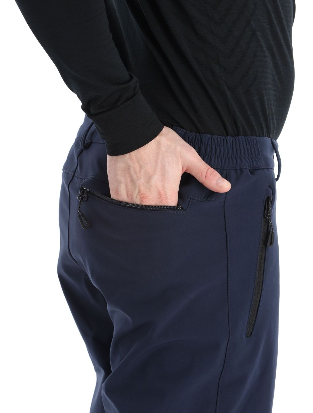 Icepeak, Frankfurt softshell ski pants men Dark Blue blue 